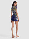 HERA HIGH RISE SHORT-ANTIQUE SCROLL-ALICE + OLIVIA