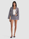 ACE MINI SKORT-METRO STRIPE TWILIGHT BLUE-ALICE + OLIVIA