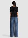 THALIA BUTTON DOWN BLOUSE-Black-ALICE + OLIVIA