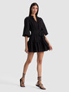 SADIE MINI SHIRT DRESS-Black-ALICE + OLIVIA