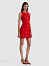 CADE MINI DRESS-CHILI PEPPER-ALICE + OLIVIA