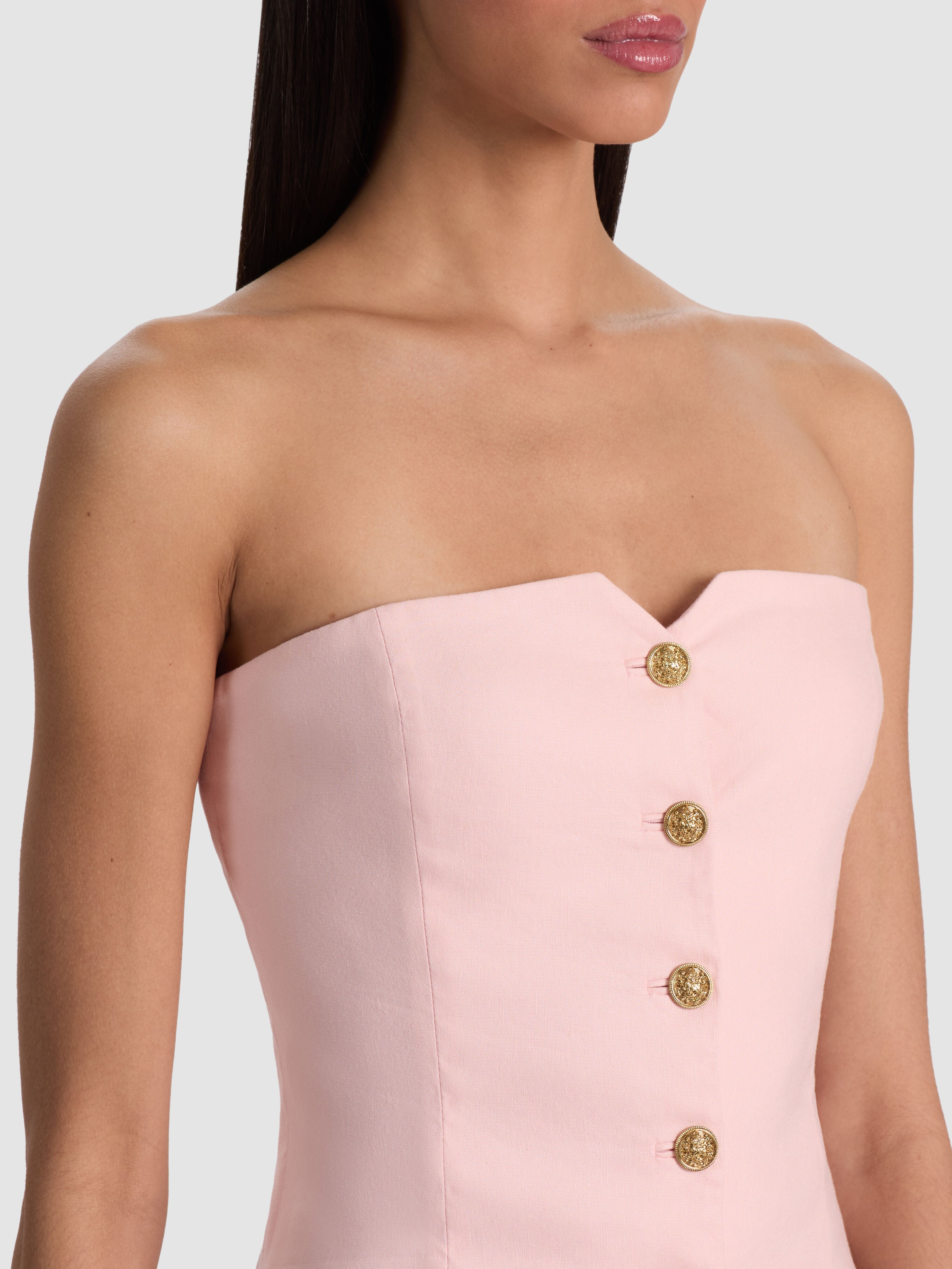KELCEY STRAPLESS VEST-ENGLISH ROSE-ALICE + OLIVIA