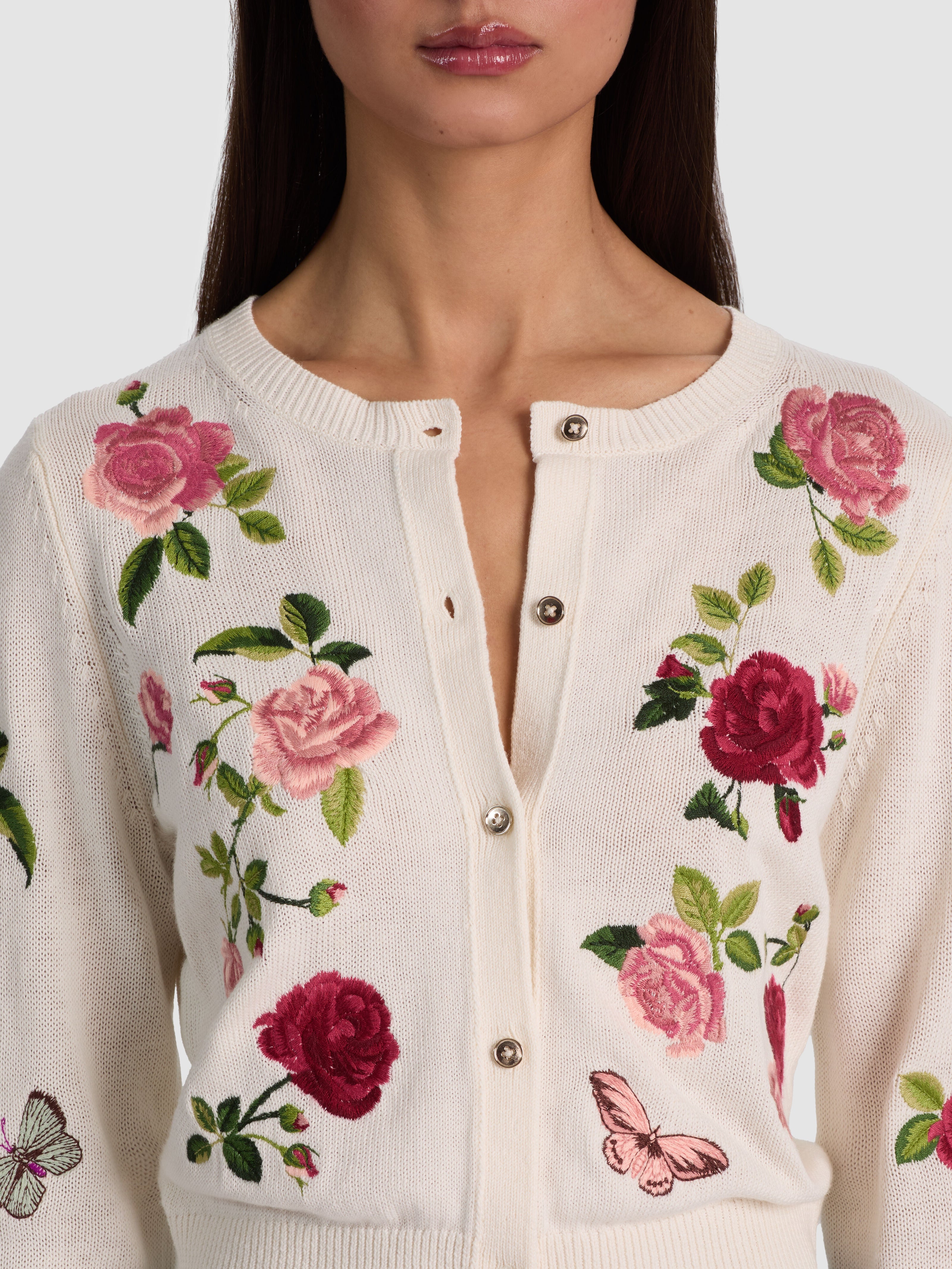 CARDIGAN RICAMATO DOLLIE-ALICE + OLIVIA