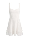 MIRIAM SWEETHEART MINI DRESS-OFF WHITE-ALICE + OLIVIA