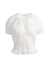 BLOUSE KATHRYN AVEC FINITION EN DENTELLE-ALICE + OLIVIA