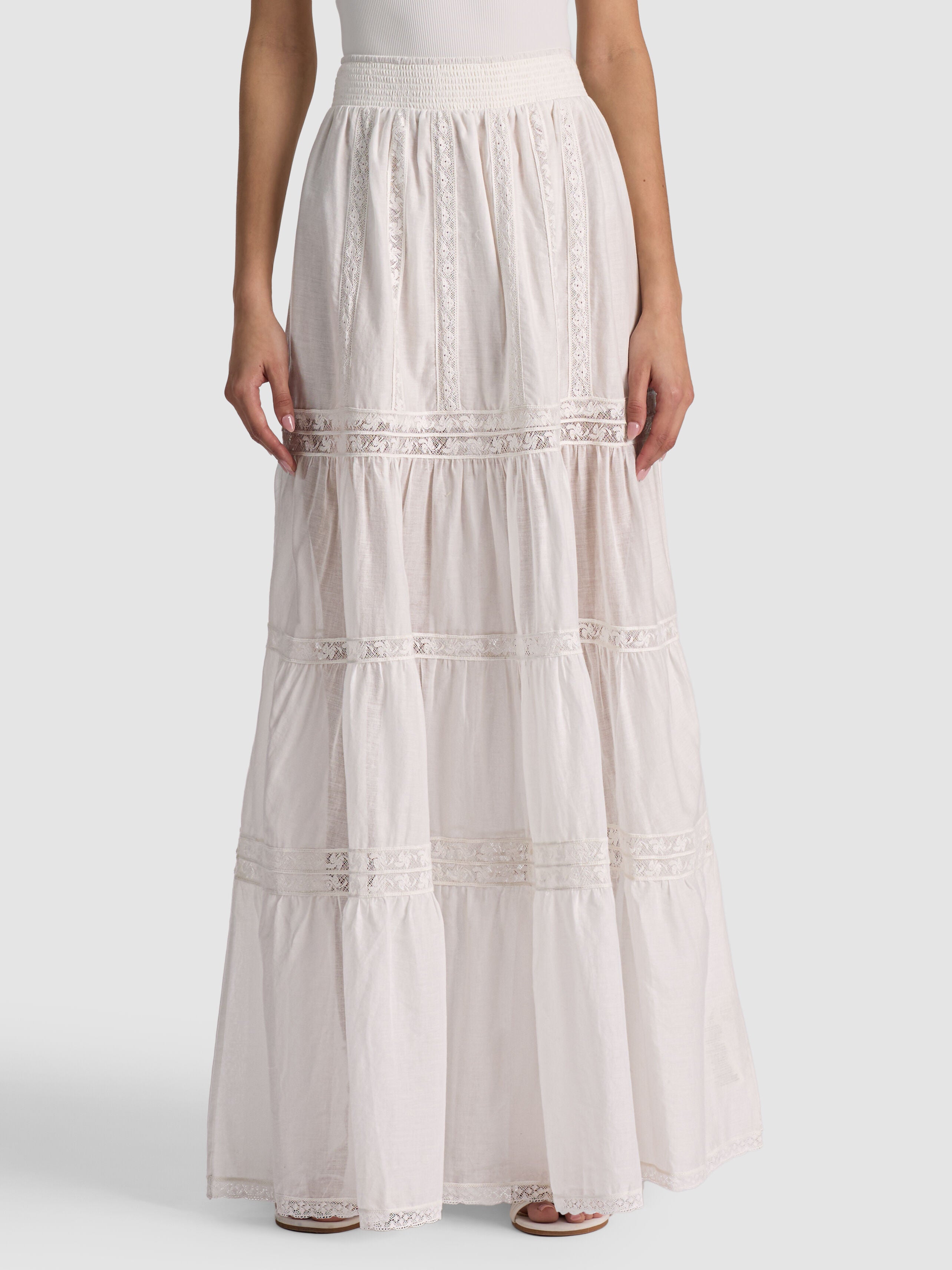 JUPE LONGUE ÉTAGÉE KATHRYN-ALICE + OLIVIA
