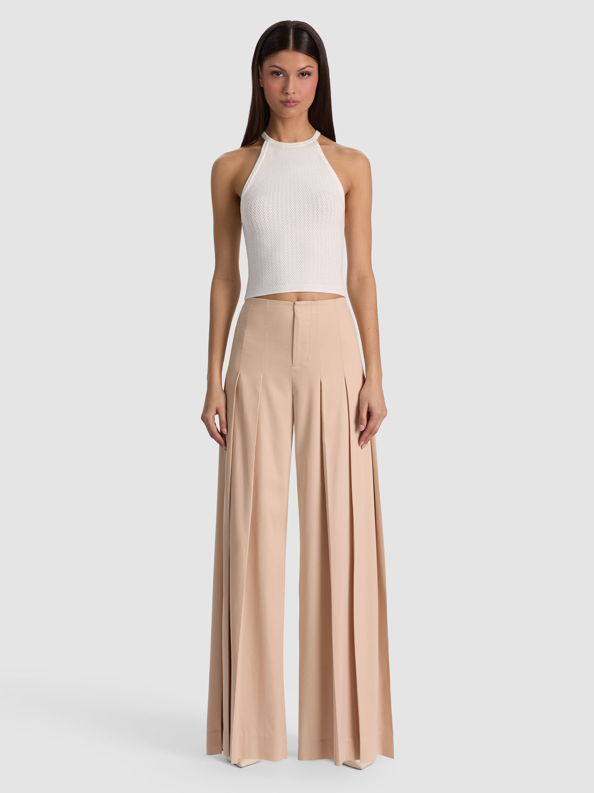 AINSLIE CROP PANT - SAND
