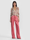 ELOISE BUTTON DOWN BLOUSE-GARDEN GOSSIP OFF WHITE-ALICE + OLIVIA