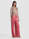 ELOISE BUTTON DOWN BLOUSE-GARDEN GOSSIP OFF WHITE-ALICE + OLIVIA