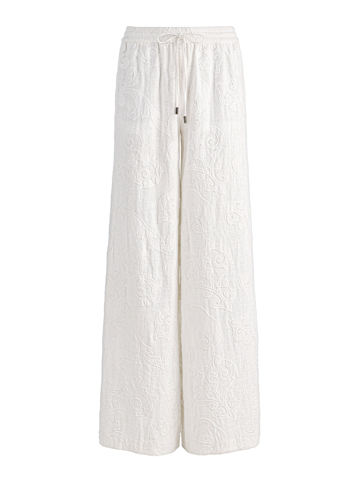 OJAI WIDE LEG PANT - OFF WHITE