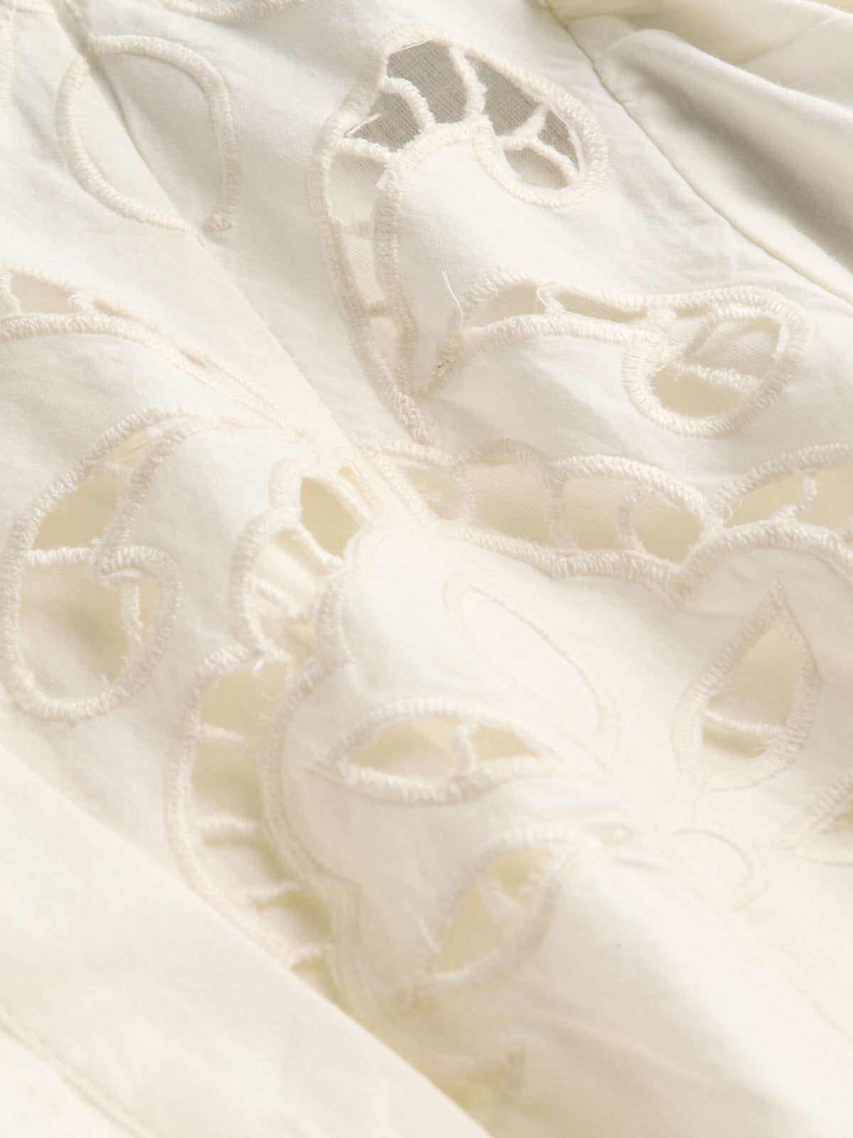LUCY MINI SHIRT DRESS - OFF WHITE