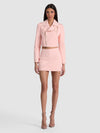 KRISHNA SUEDE SUPER CROP MOTO JACKET-ENGLISH ROSE-ALICE + OLIVIA