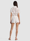 KENLEY PULL UP LACE SHORT-OFF WHITE-ALICE + OLIVIA