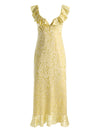 GEMMA MIDI DRESS-BUTTER-ALICE + OLIVIA