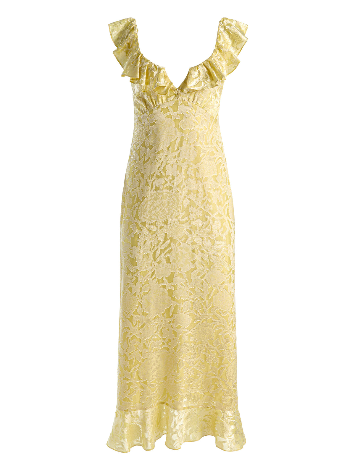 GEMMA MIDI DRESS - BUTTER