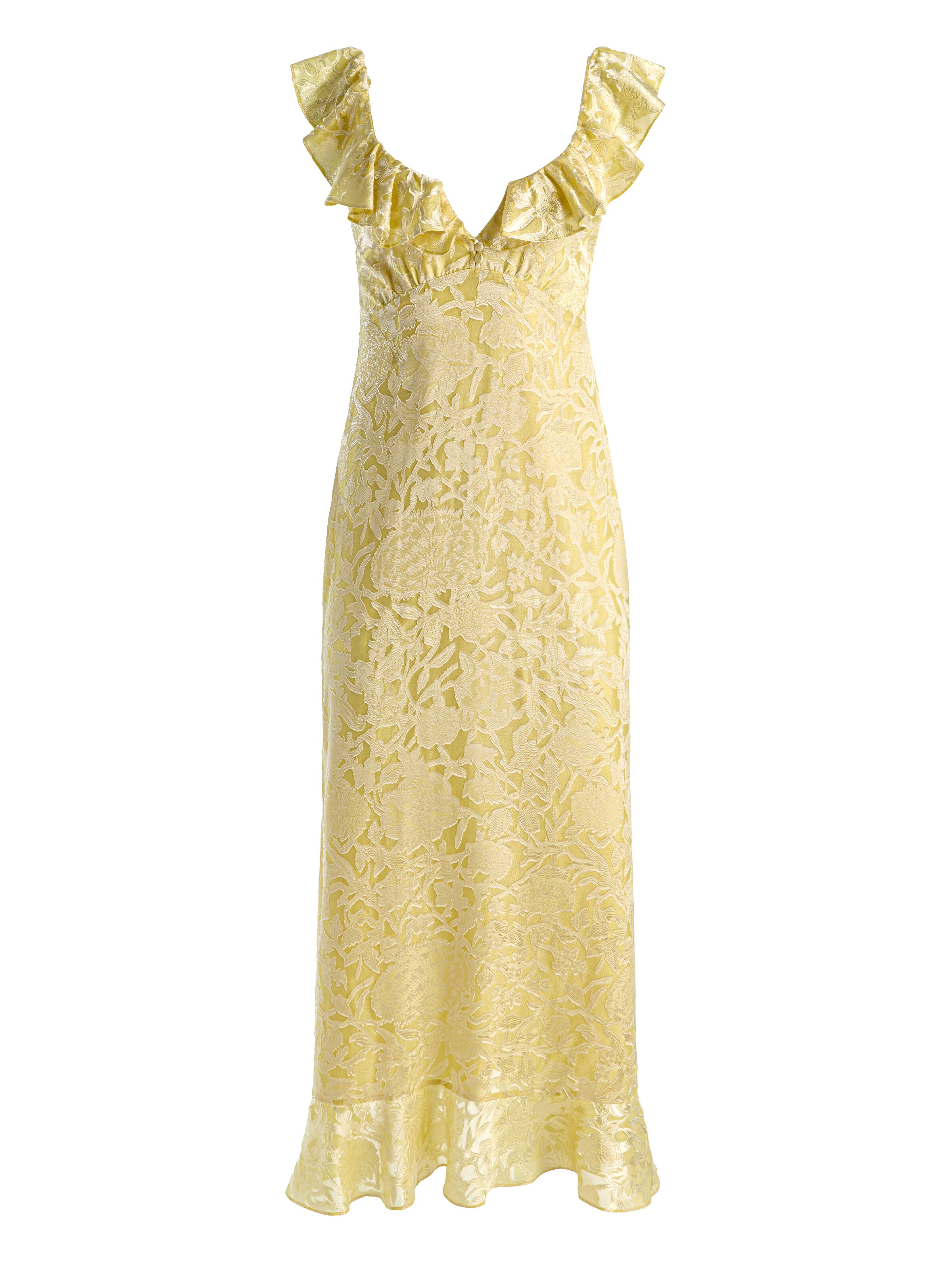 GEMMA MIDI DRESS-BUTTER-ALICE + OLIVIA