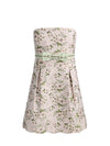 TRUE BABYDOLL DRESS-PALE ENGLISH ROSE/MULTI-ALICE + OLIVIA