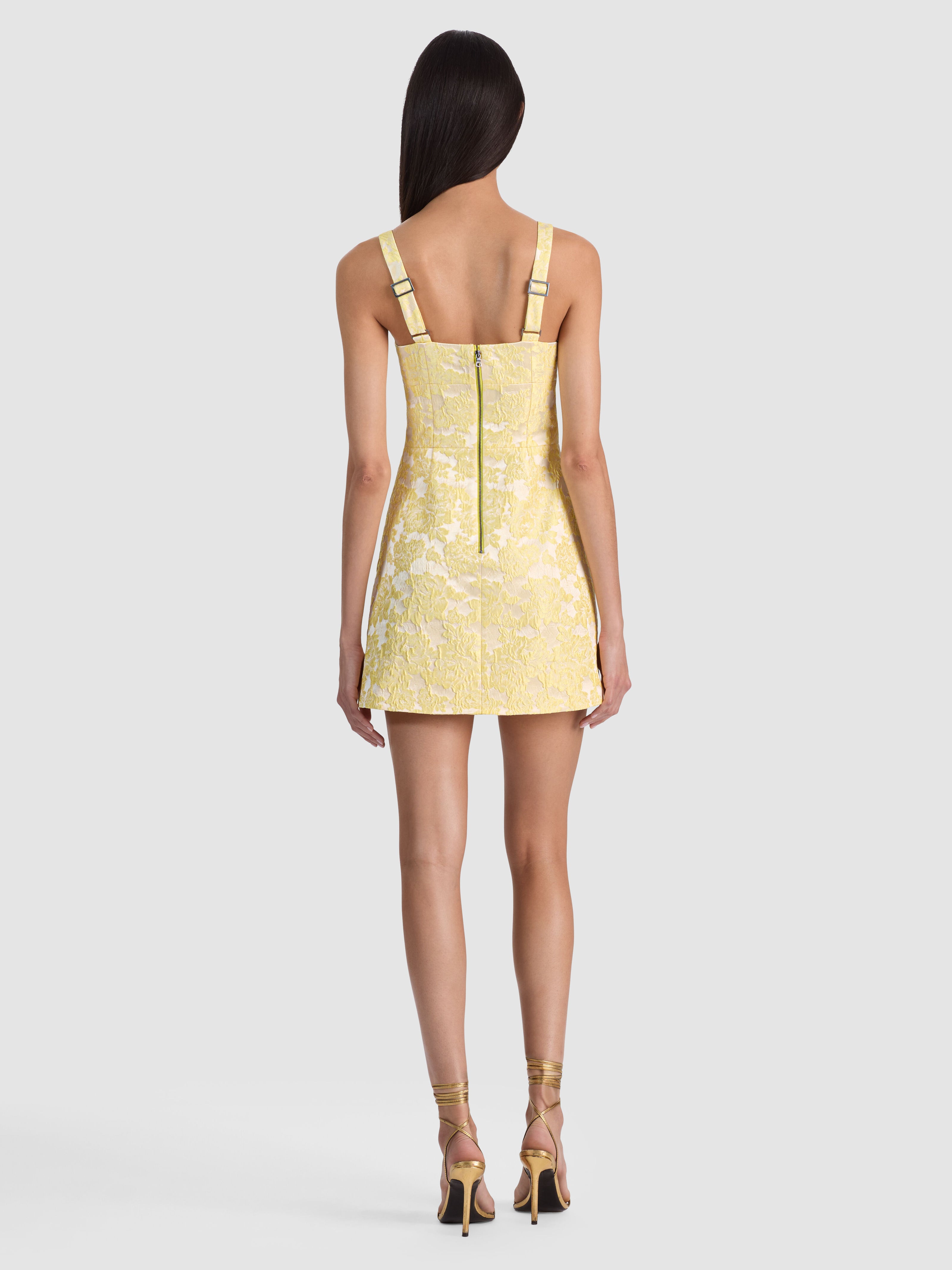 CHARLOTTE MINI DRESS-BUTTER-ALICE + OLIVIA
