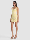 CHARLOTTE MINI DRESS-BUTTER-ALICE + OLIVIA