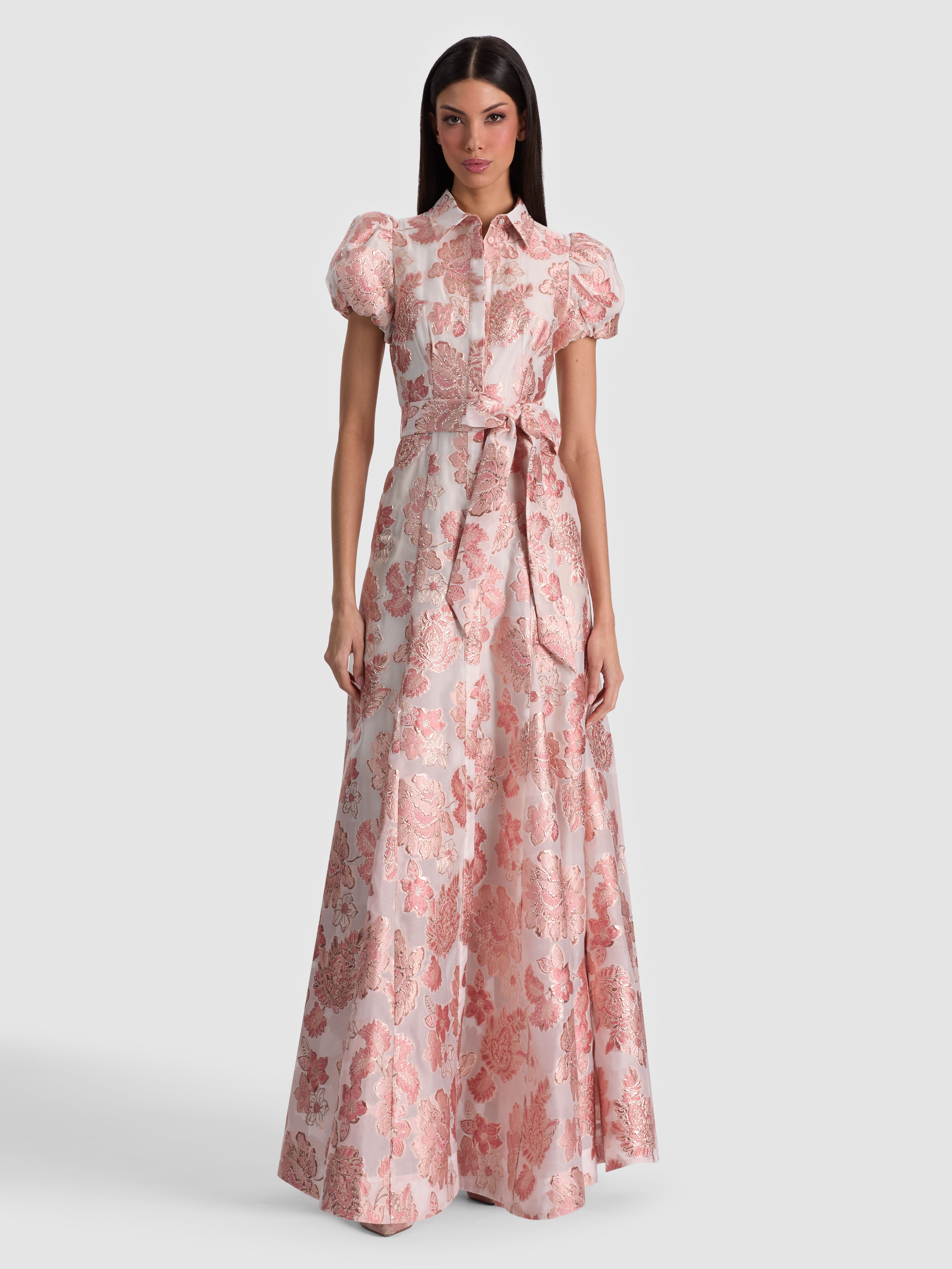 HENRIETTA MAXI DRESS-ENGLISH ROSE-ALICE + OLIVIA