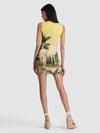 WYNELL FITTED MINI DRESS-PURE PARADISE-ALICE + OLIVIA