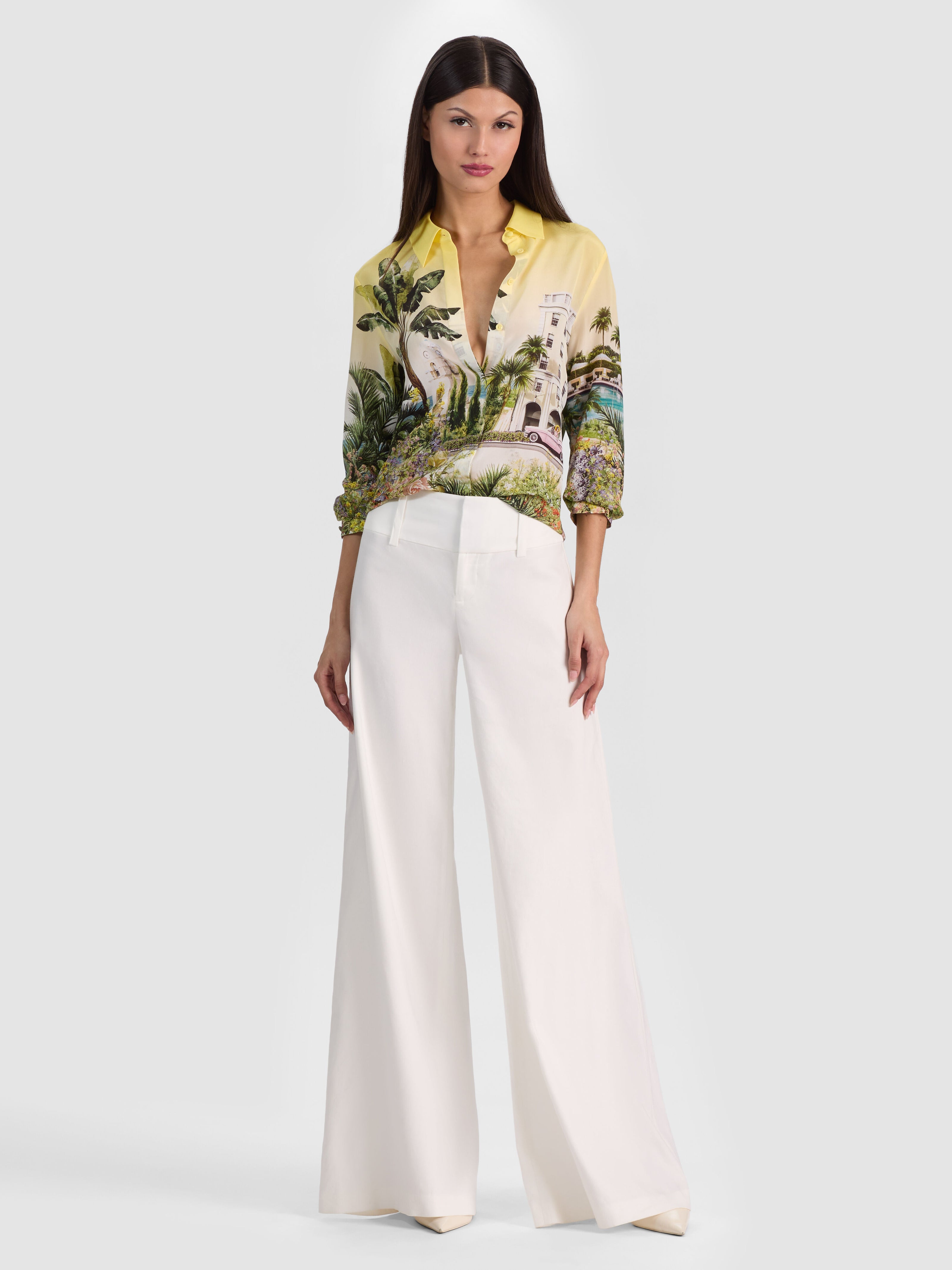 CHEMISIER EN SOIE WILLA STACEFACE-ALICE + OLIVIA