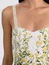 MEREDITH SWEETHEART MINI DRESS-FRESH AIR BUTTER-ALICE + OLIVIA