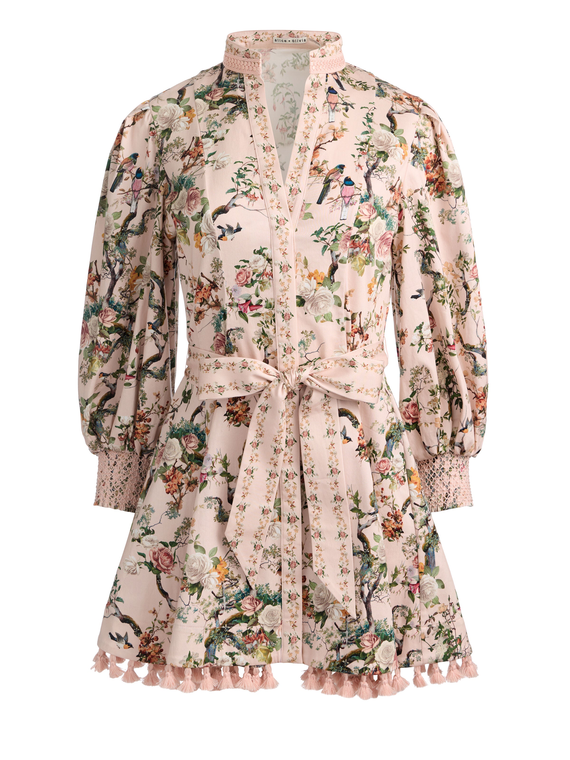 LUCY MINI SHIRT DRESS-SUNSET GROVE ENGLISH ROSE-ALICE + OLIVIA