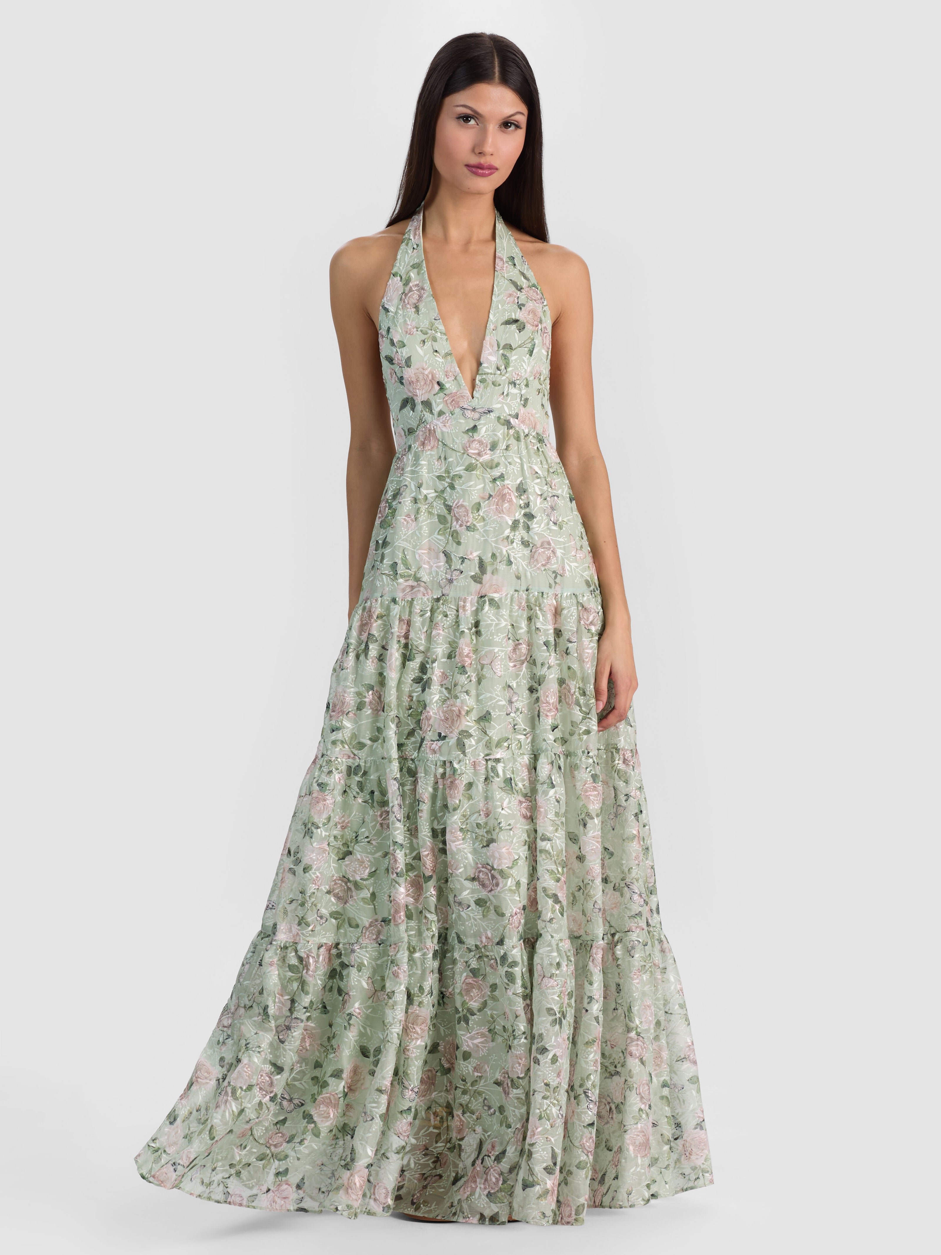 ROBE LONGUE ÉTAGÉE MAURA-ALICE + OLIVIA