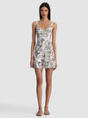 MIRIAM SWEETHEART DROP WAIST TIERED MINI DRESS-DAYBREAK-ALICE + OLIVIA