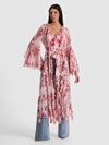 CHER RUFFLE MAXI ROBE-SEA BREEZE ENGLISH ROSE-ALICE + OLIVIA