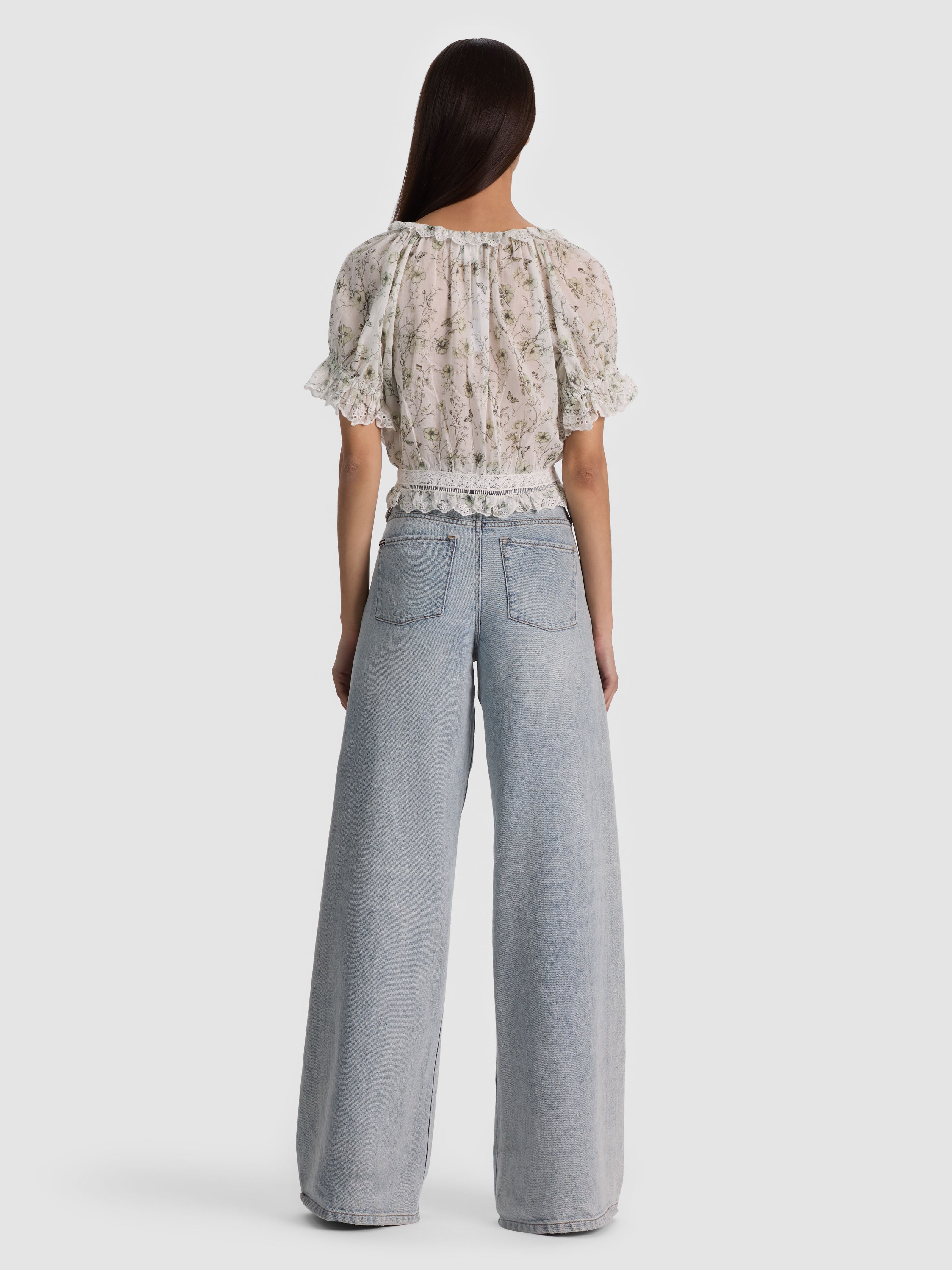MCLAINE CAMICIA A MANICHE A PALLONCINO-ALICE + OLIVIA