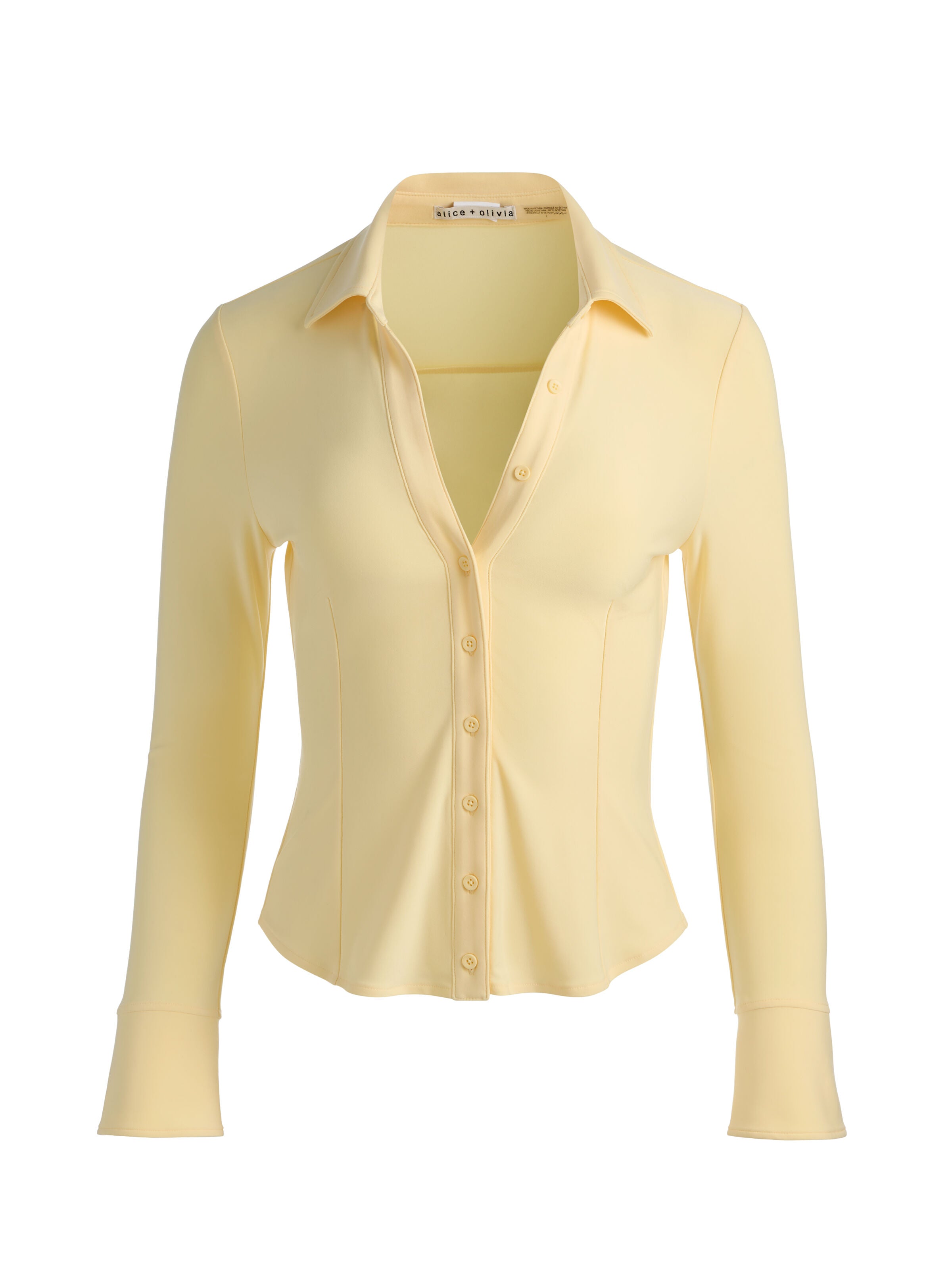 FREYA BUTTON DOWN TOP-BUTTER-ALICE + OLIVIA
