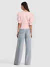 TYLER PUFF SLEEVE TOP-ENGLISH ROSE-ALICE + OLIVIA