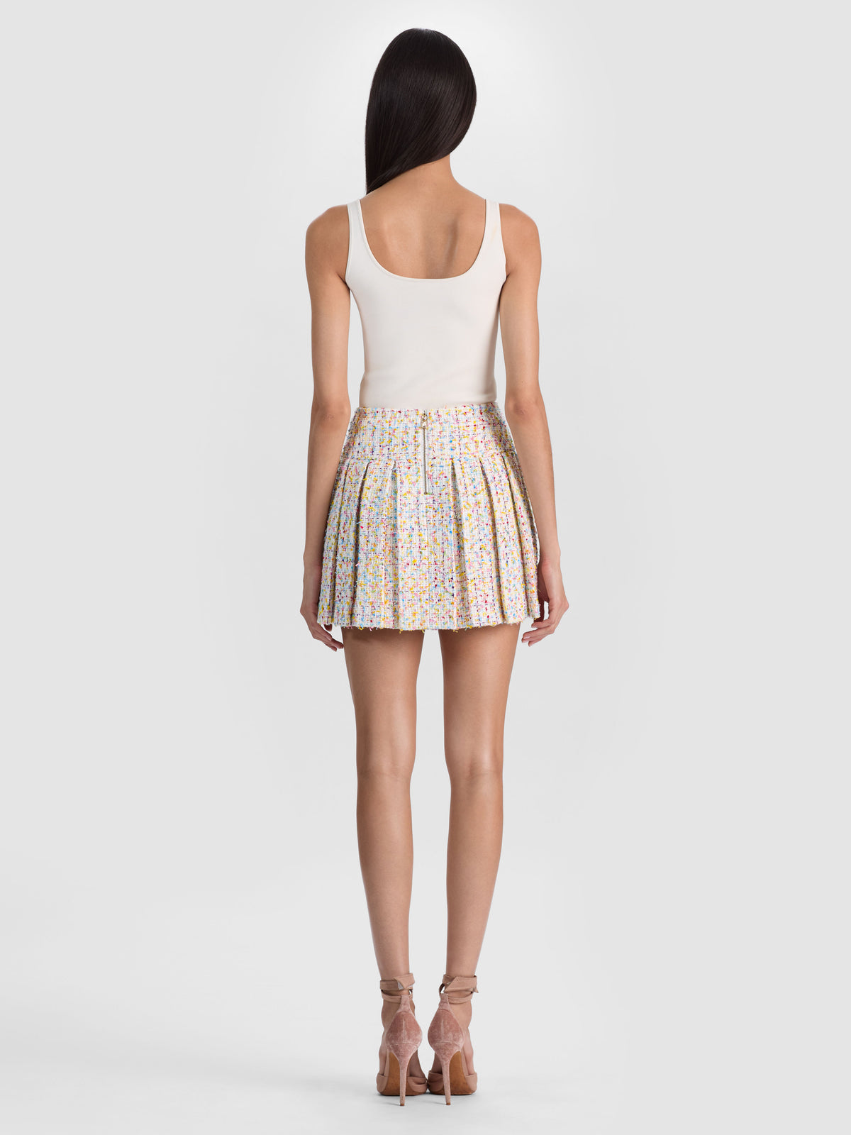 JUPE COURTE EMILIE EN TWEED-ALICE + OLIVIA