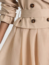 TRENCH-COAT NEVADA TISSU LÉGER ET COULEUR UNIE-ALICE + OLIVIA