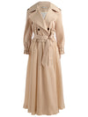 TRENCH-COAT NEVADA TISSU LÉGER ET COULEUR UNIE-ALICE + OLIVIA