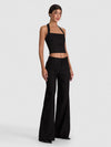 FIONA HALTER CROPPED TOP-Black-ALICE + OLIVIA