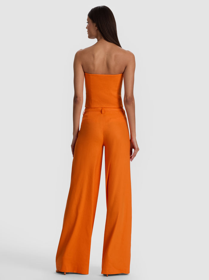 STU BAGGY PANT in ORANGE PEEL