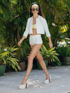 SHORT CHAUD EN TRICOT TARINA-ALICE + OLIVIA