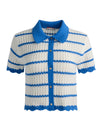 CARDIGAN POLO RANDALL POINTELLE-ALICE + OLIVIA