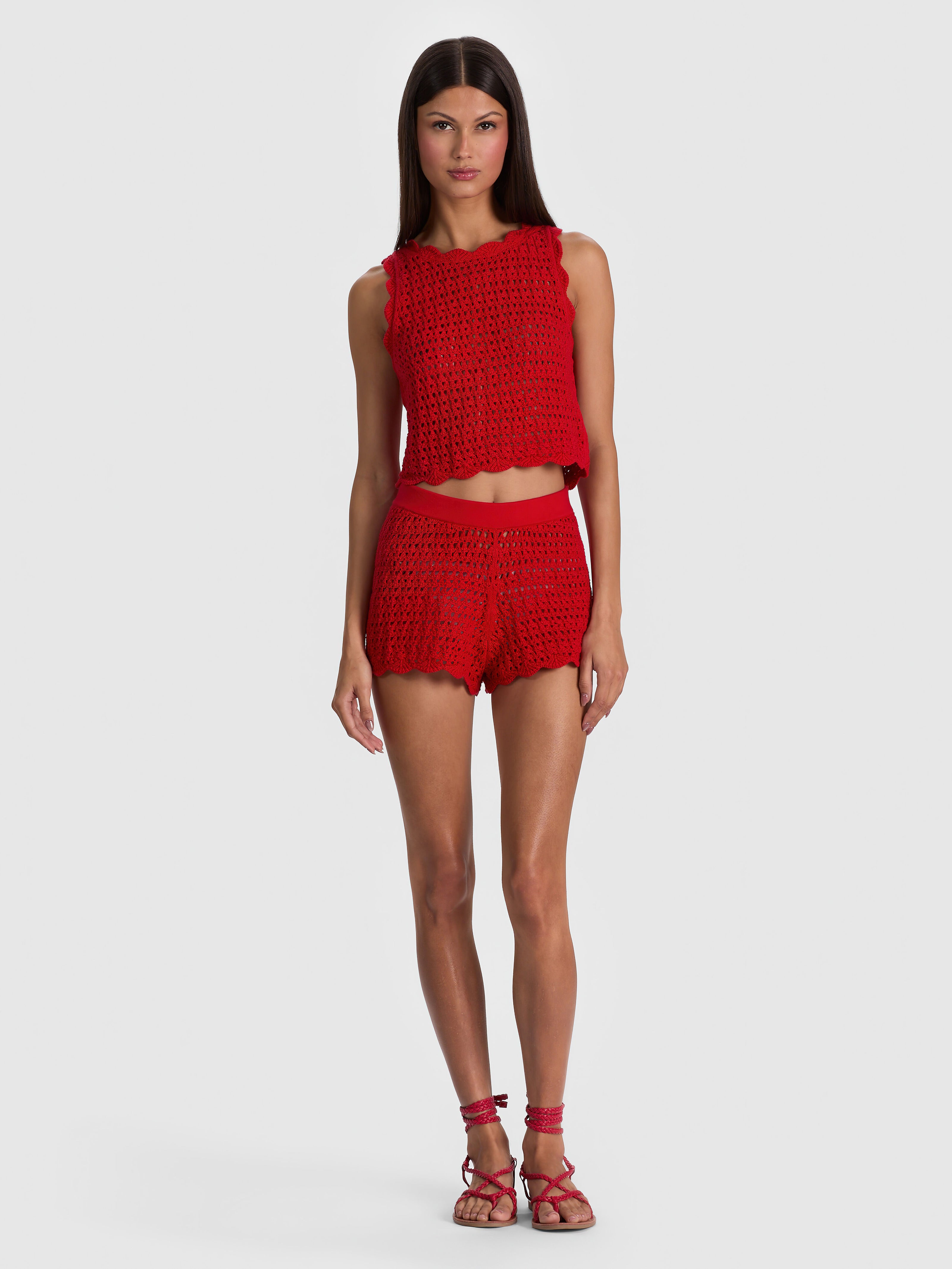 Canotta AMITY all'uncinetto-ALICE + OLIVIA