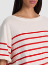 TEE-SHIRT EN MAILLE RAYÉE AMELIE-ALICE + OLIVIA