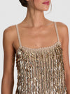 NICOLETTE SEQUIN TANK-SAND/GOLD-ALICE + OLIVIA