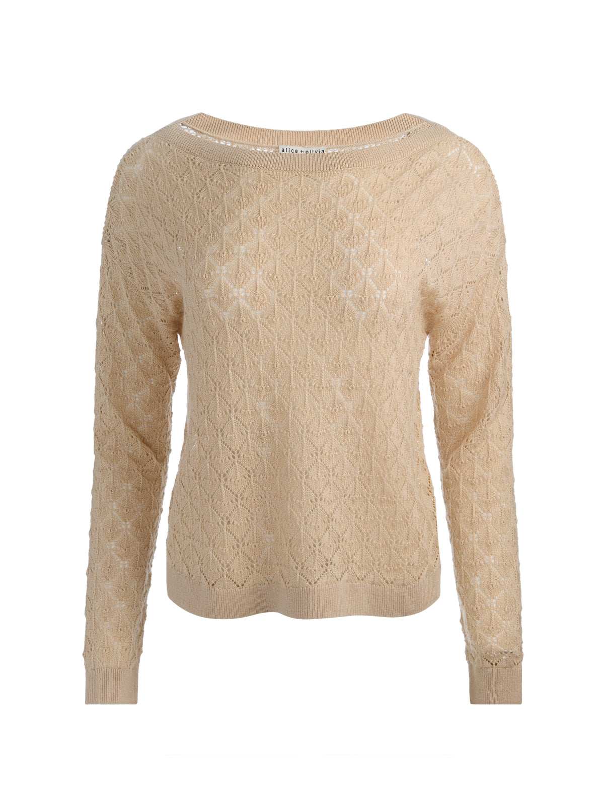 MAGLIONE SCOLLATO SULLE SPALLE LEXI - SABBIA