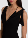 ABIGAIL BIKINI MIDI DRESS-Black-ALICE + OLIVIA