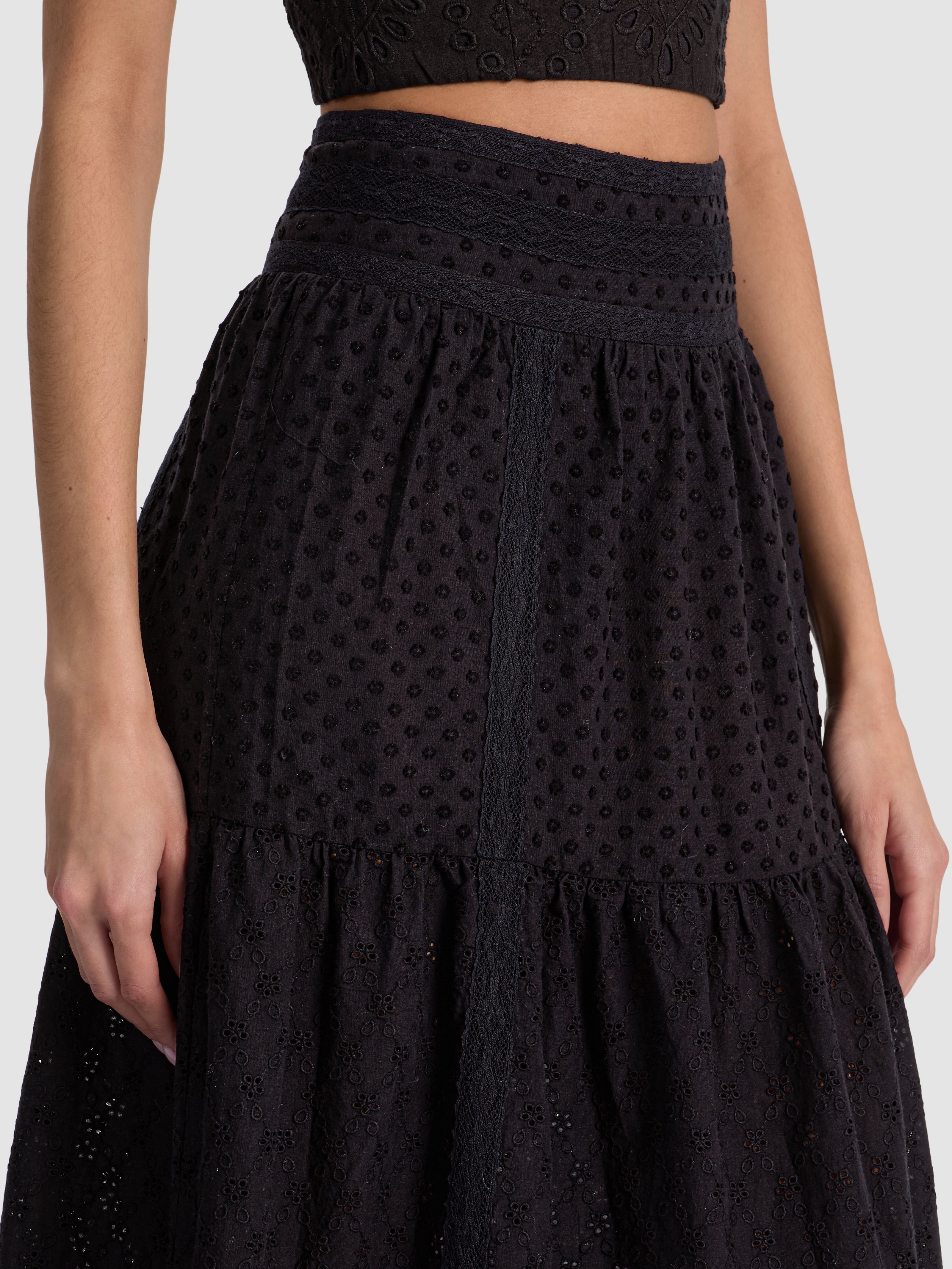 GONNA MIDI RICAMATA LEONA-ALICE + OLIVIA