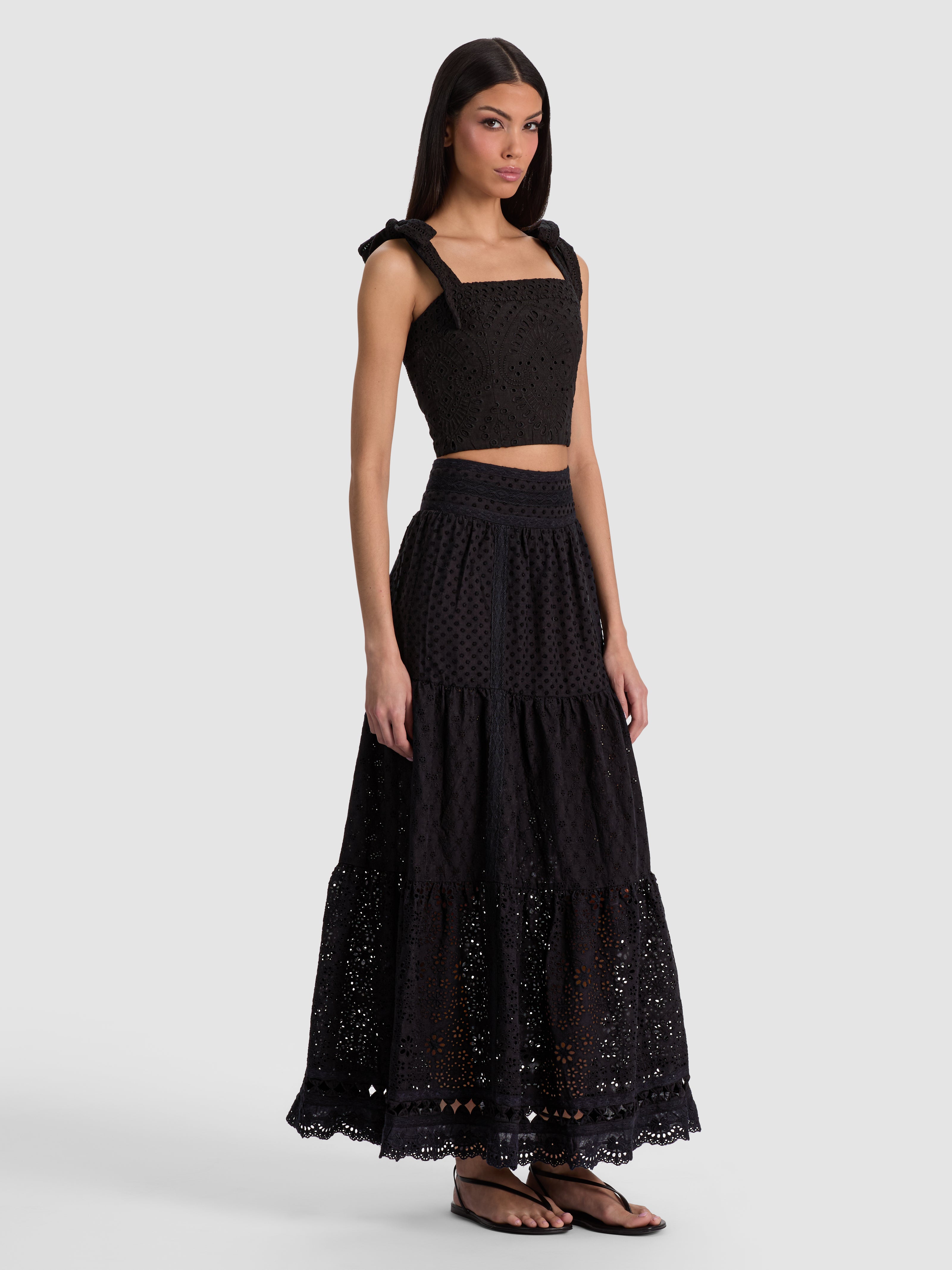 GONNA MIDI RICAMATA LEONA-ALICE + OLIVIA