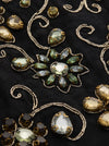 NINA EMBELLISHED MIDI DRESS-BLACK/MULTI-ALICE + OLIVIA