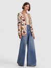 IVAN EMBELLISHED BLAZER-OATMEAL MELANGE/MULTI-ALICE + OLIVIA